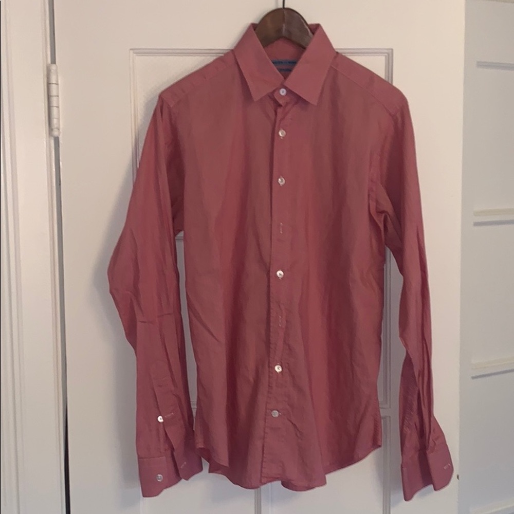 Red Button Down - image 1